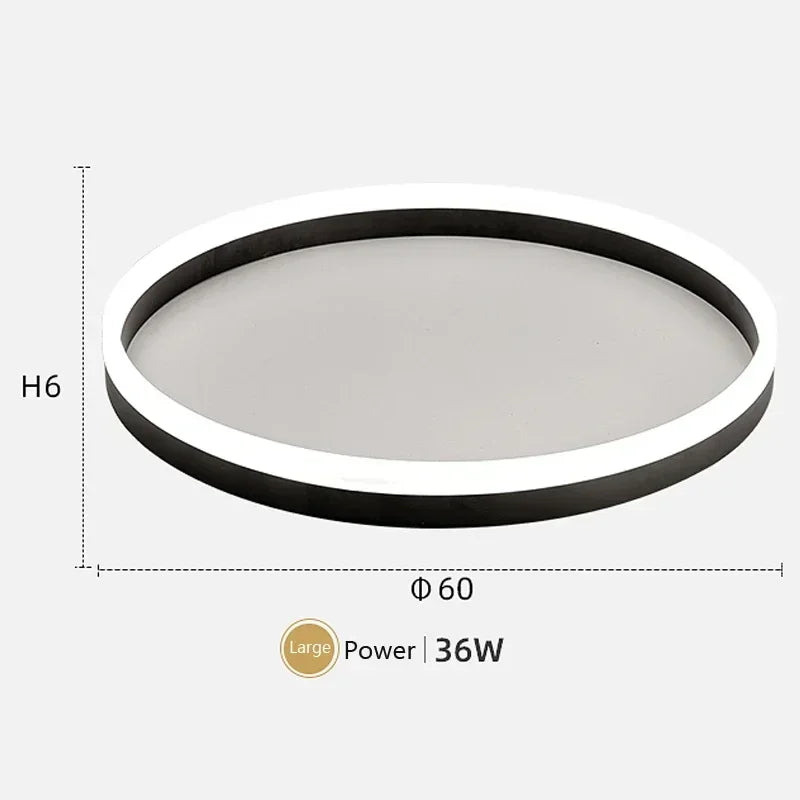 Modern LED Ceiling Lights Simple Round Ceiling Lamps Chandelier Living Dining Room Bedroom Corridor Home Indoor Nordic Lighting