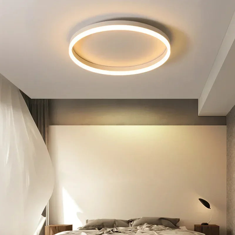 Modern LED Ceiling Lights Simple Round Ceiling Lamps Chandelier Living Dining Room Bedroom Corridor Home Indoor Nordic Lighting