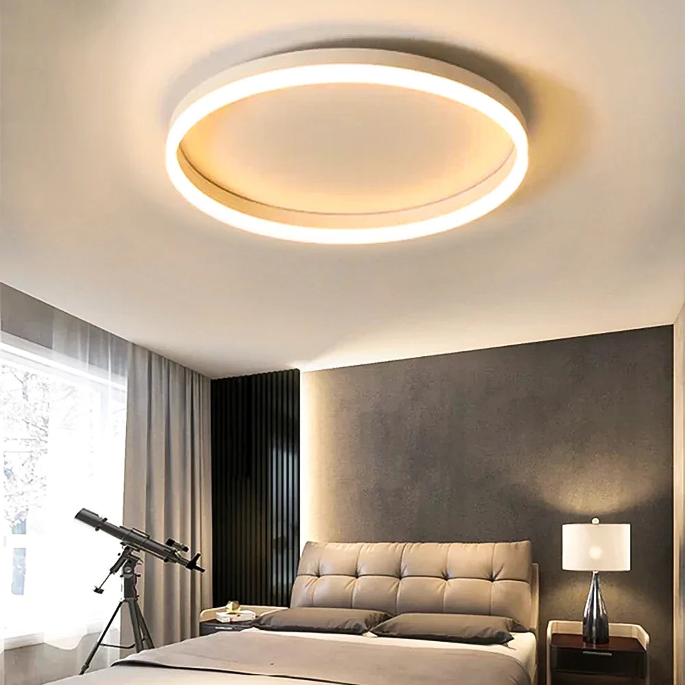 Modern LED Ceiling Lights Simple Round Ceiling Lamps Chandelier Living Dining Room Bedroom Corridor Home Indoor Nordic Lighting